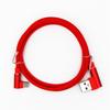 Macaron Nylon Braided Double Elbow Data Cable Is Suitable for Apple Android Type-c Interface Mobile Phone Charging Cable