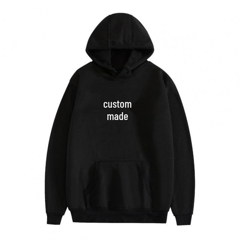 Autumn-Winter Women's Hooded Pullover Sweatshirt, European & American Style, Printed, Plus Size, Loose Fit, Thin Velvet, Trendy Ins.