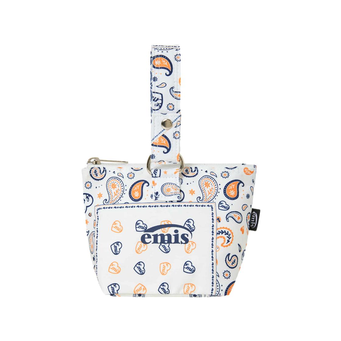 EMIS Paisley Mini Pouch White ONE SIZE