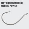 100PCS/Box Fishing Hooks Set High Carbon Steel Barbed FishHooks Fish Hooks for Freshwater Saltwater Fishing Accessories