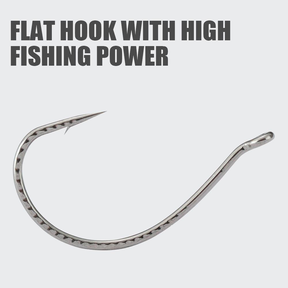 100PCS/Box Fishing Hooks Set High Carbon Steel Barbed FishHooks Fish Hooks for Freshwater Saltwater Fishing Accessories