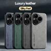 Leather Protective Cover Car Holder Phone Case For Huawei Pura 80 70 P60 P50 P40 P30 Pro Plus Mate 70 60 50 30 Cover