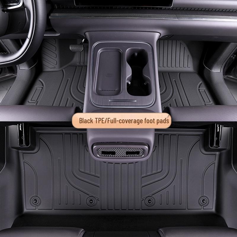 Compatible with 25-26 Leapmotor C10 Models: TPE Floor Mat & Trunk Mat, Dirt-Resistant, Wear-Resistant, Original Car Color Coverage.