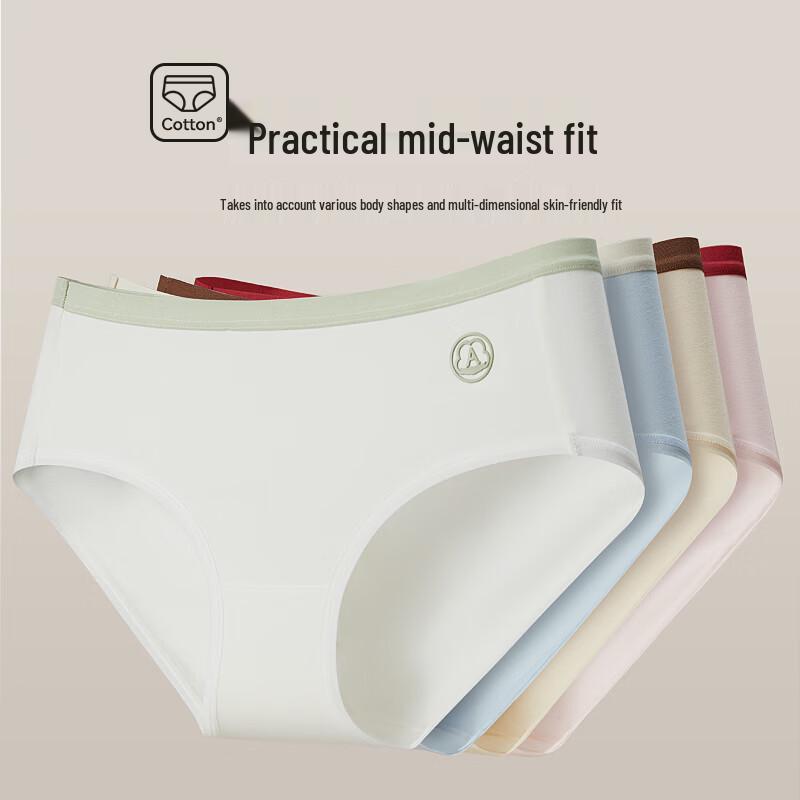MaoRen 10A Antibacterial Cotton Briefs for Teen Girls