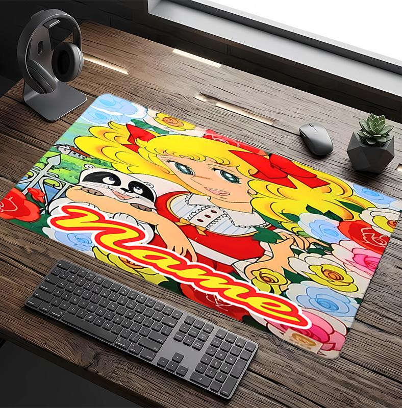 Customizable Name Candy Candy Pattern Gaming Mouse Pad-Non Slip Rubber Base,Perfect Gamers,Esports,Ideal Gift Gaming Enthusiasts