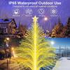1/3/5PCS Solar Christmas Tree Light Multi Color Changing Auto on Off Waterproof Outdoor Garden Porch Yard Festival Holiday Decor