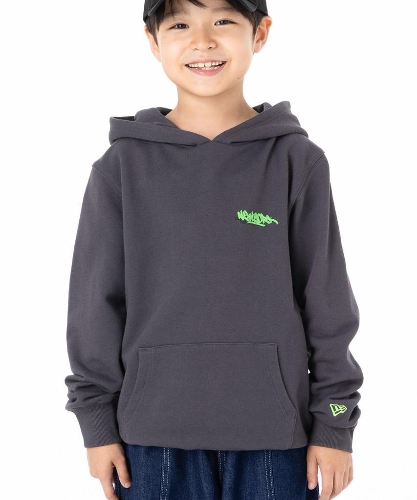 New Era Youth Sweat Pullover Hoodie Graffiti 14507990 Gray 150