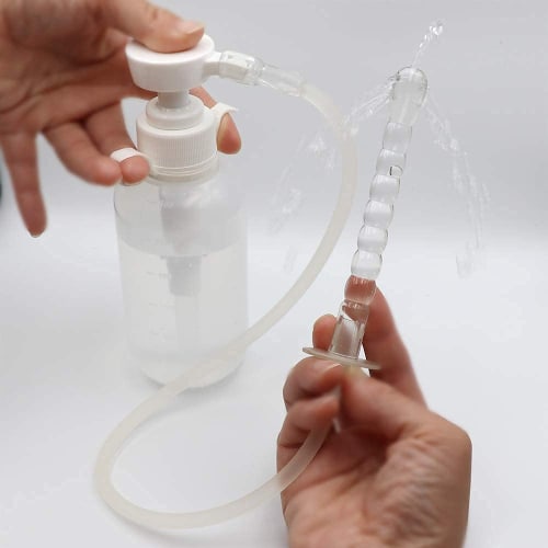 Multi-purpose Irrigator Set of 11 Nozzles and 1 Tube for Anal, Vaginal, Cleansing, Enema, Water Supply, Feeding, Cleansing, and Injection.