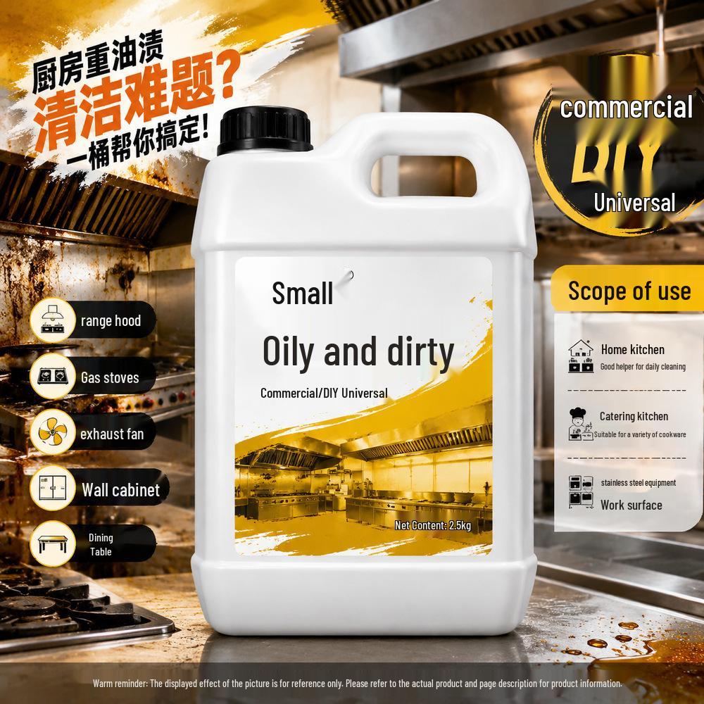 Heavy Duty Oil Stain Remover for Range Hoods and Sticky Oil Fumes
