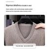 Luomeng Men's Thick V-Neck Knit Sweater LZ6524