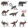 Cross-border Kids' Wildlife Model Figures: Eland, Antelope, Camel, Orangutan, Wild Boar, Anteater, Flamingo