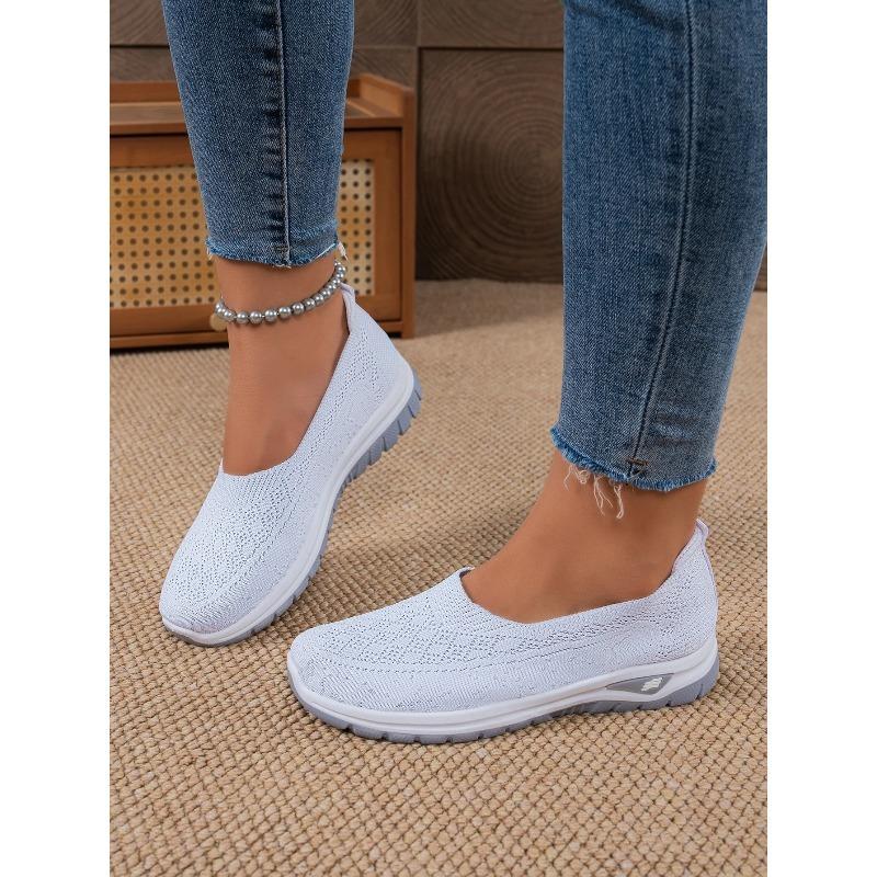 Women's Casual Shoes, Flat Outdoor Lightweight Walking Women's Shoes, Comfortable and Breathable Mesh Shoes