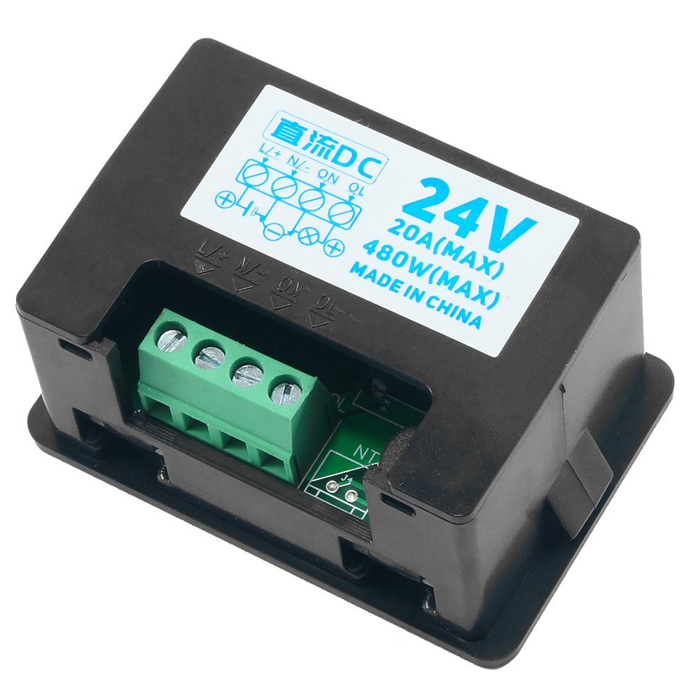 

T2310 AC 110-220V DC 12V 24V LED Digital Time Controller Countdown Timer On/Off Switch Delay Timer Relay Module with Buzzer