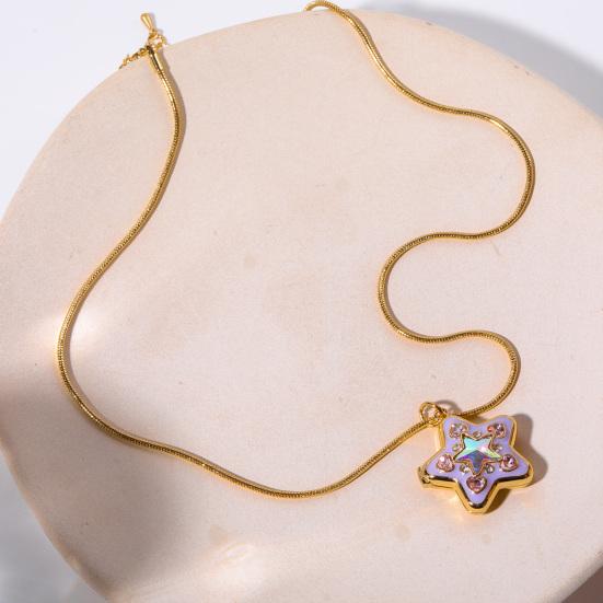 Charming Exquisite Photo Frame Necklace Copper 1 Pc