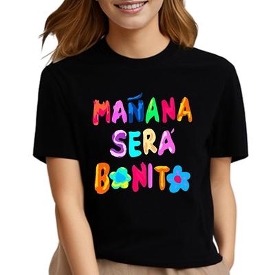 Maglietta da donna Manana cartone animato Magliette per ragazza estate Manica corta Stampa maglietta top colorata Cuore Girocollo T-shirt Abbigliamento