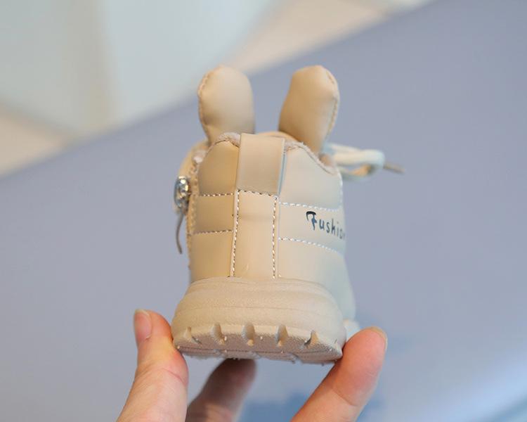 Kids' Winter Fleece-lined High-top Casual Walking Shoes for Boys and Girls