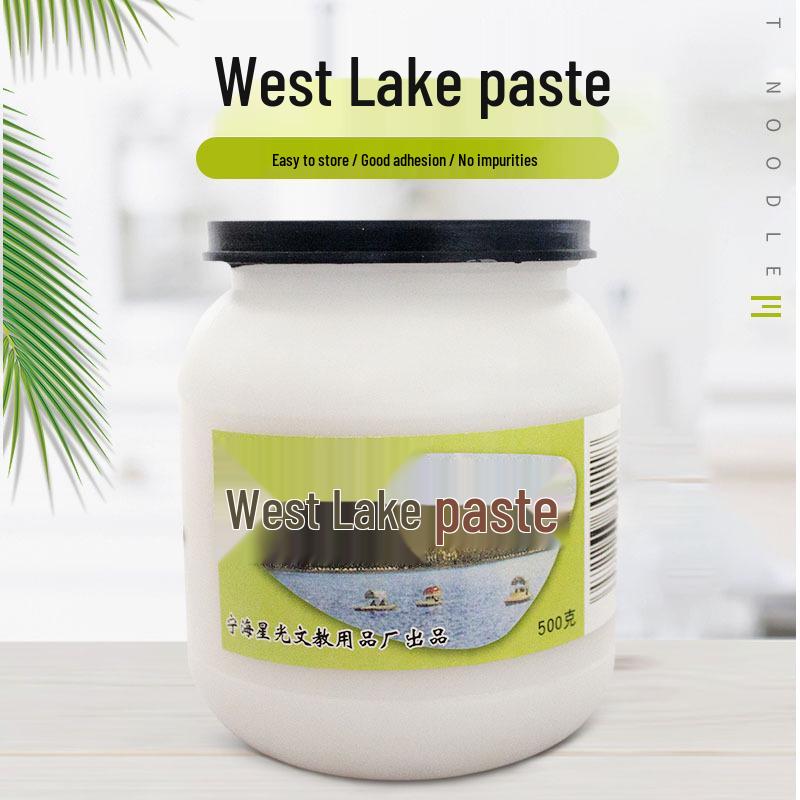 West Lake 500g Picture Mounting Paste - White Glue with Tender, Even Adhesion for Paper and Couplet Mounting 500ml
