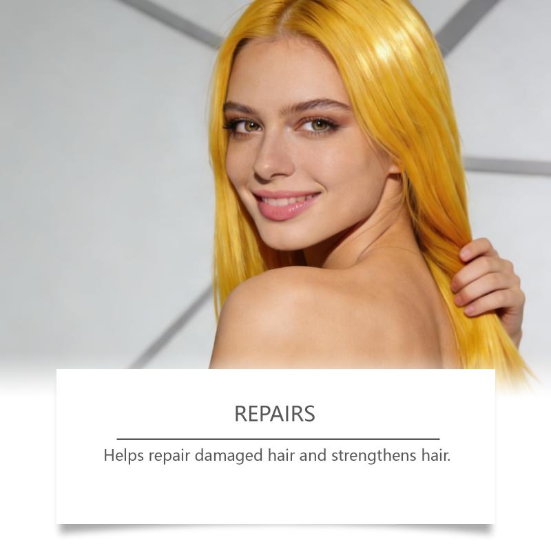 Yellow Temporary Hair Color Remover Gentle Hair Color Modifier Fashionable Party Temporary Hair Color Remover one size