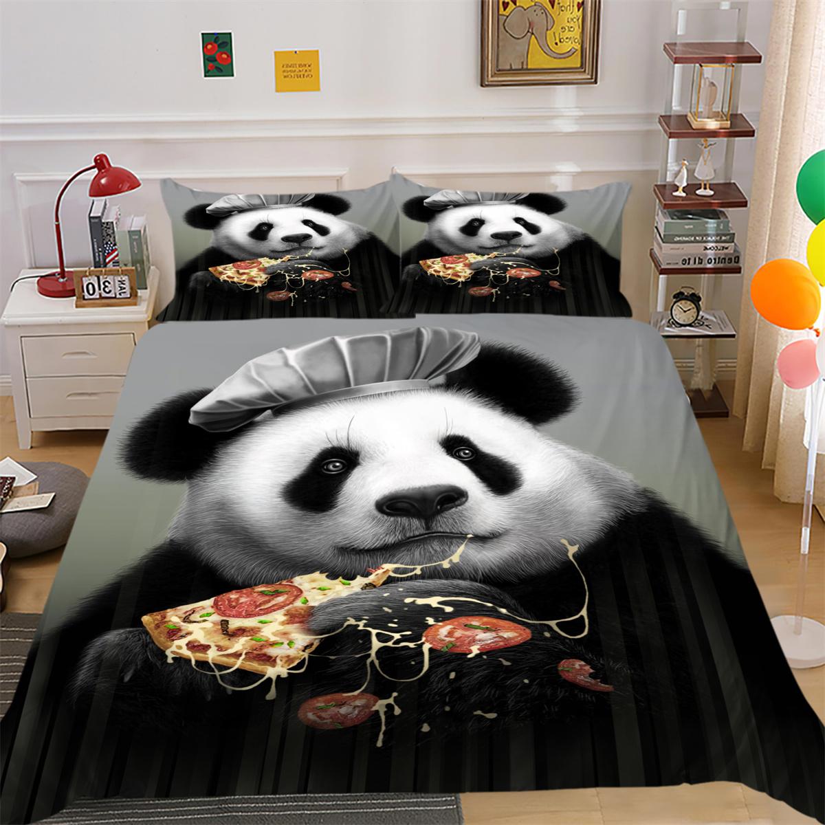 

Комплекты постельного белья Декор для спальни Лев Птица Животное Одеяло Набор пододеяльников Single 135x200cm