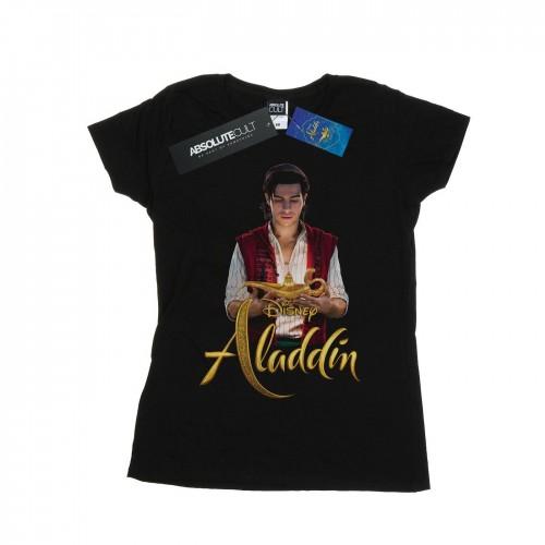 

Disney Womens/Ladies Aladdin Movie Aladdin Photo Cotton T-Shirt XXL білий
