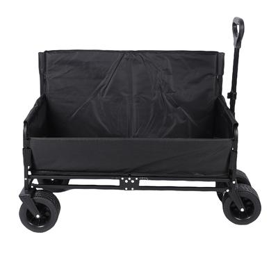 Carro Carrito Plegable Sofá Tela Oxford Impermeable Multifuncional Carrito de Camping Silla Sofá con PU