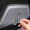 2/4 st 3D Aluminium Bil Ljud Högtalare Dekorera Märke Klistermärke För E36 E46 E90 E60 E39 F30 F10 F20 X5 E70 E53 G30 E91