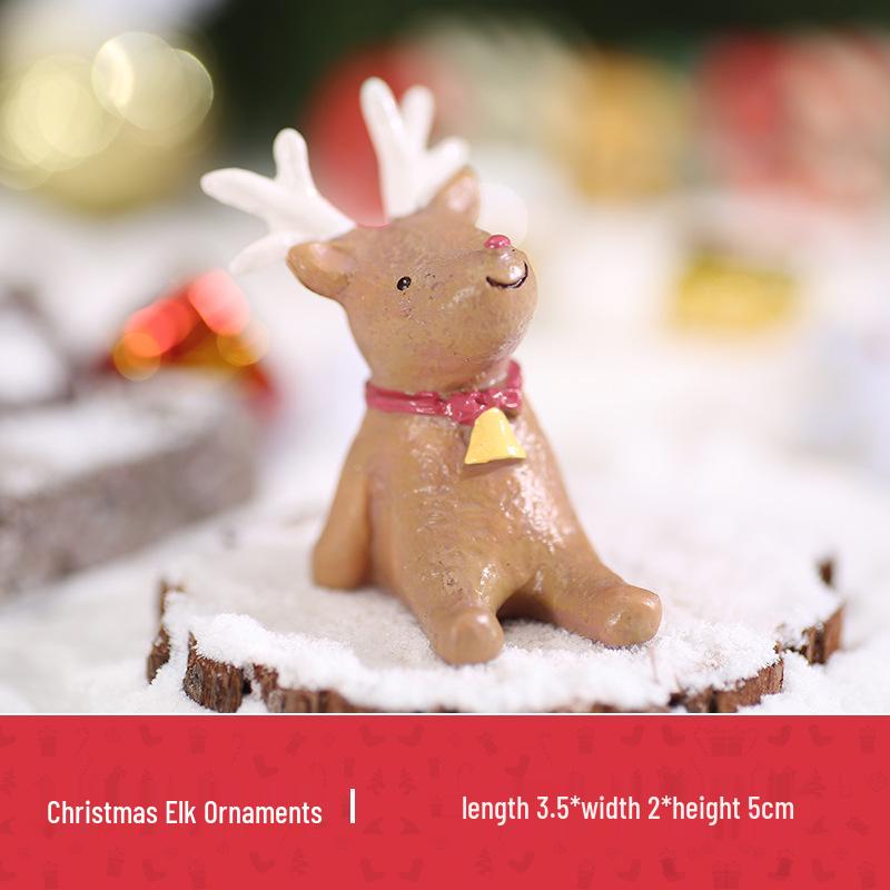 Handgefertigte Niedliche Harz-Weihnachtsornamente zur Heimdekoration