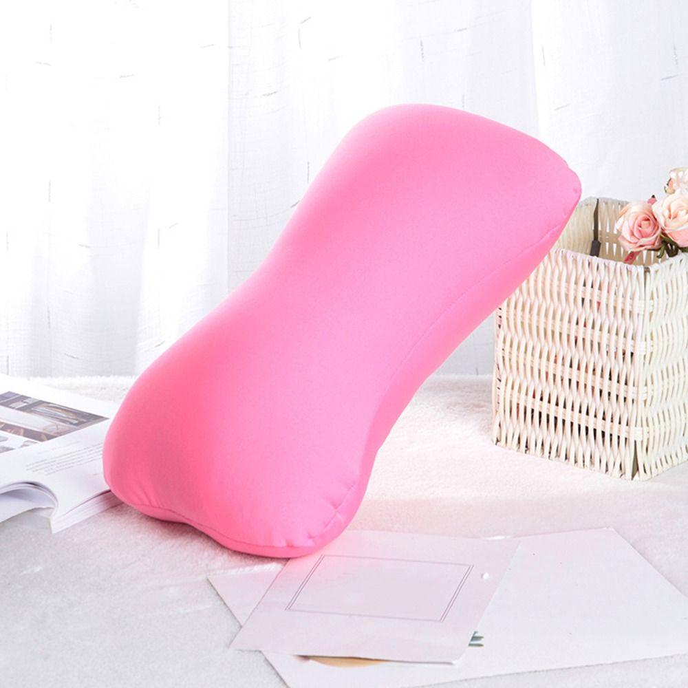 New Mini Microbead Bolster Pillow Foam Particle Comfortable Bone Pillow Neck Support Pillow Travel Use