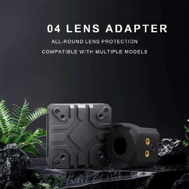 Aluminum Video Transmission Heat Dissipation Drones Lens Cover Modification Set For O4 Air Unit FPV