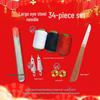 34-Piece Large Eye Needle Set for Hand Sewing and Embroidery