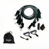 11-Piece Gray Resistance Band Set for Fitness, Shoulder Mobility, and Muscle Building
