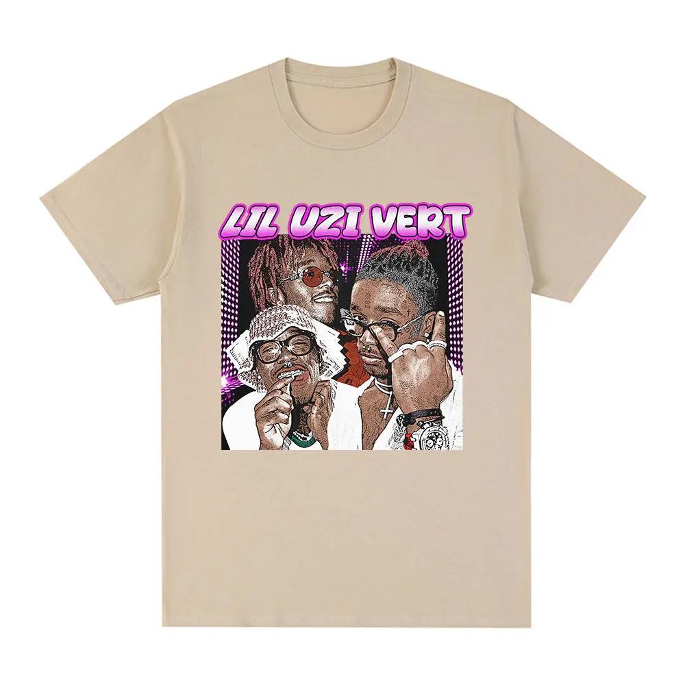 Rapper Lil Uzi Vert Graphic T-shirt Fashion Hip Hop Oversized T Shirts Casual Cotton Short Sleeve T-shirts Streetwear Unisex