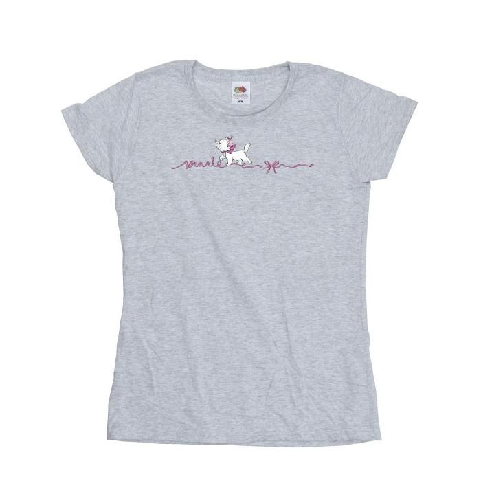 The Aristocats Womens/Ladies Marie Ribbon T-Shirt