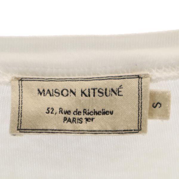 Maison Kitsune Print Short Sleeve T-shirt S White System Men's Used