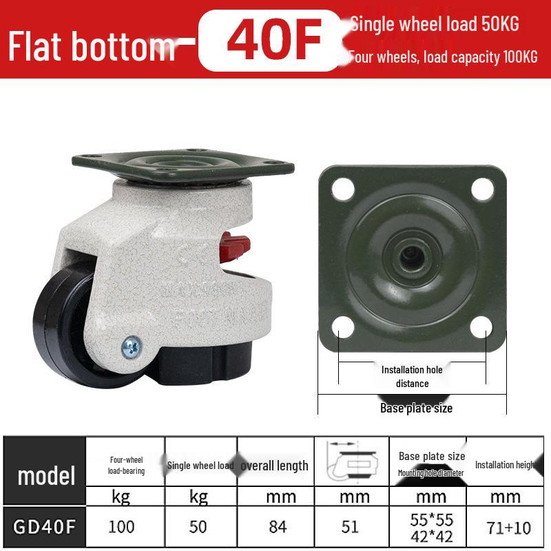 

Foma GD60F80F60S80S40F40S100F Колесо поворотное с горизонтальной регулировкой