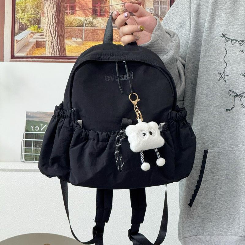 Student schoolbag simple ins style college student backpack women commuter versatile lightweight travel backpack