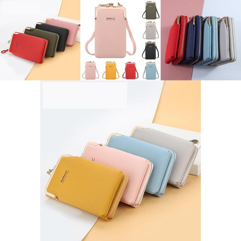For Bag Shoulder Women Sling Bags Pu Leather Cellphone Cosmetic Pouch Purse Coin