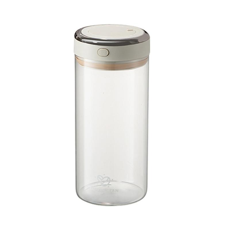 Vacuum Food Grade Coffee Bean Sealed Jar With Date Tracker And Waking Bean Valve Storage Containers For Grain, Snack, Sugar, Tea