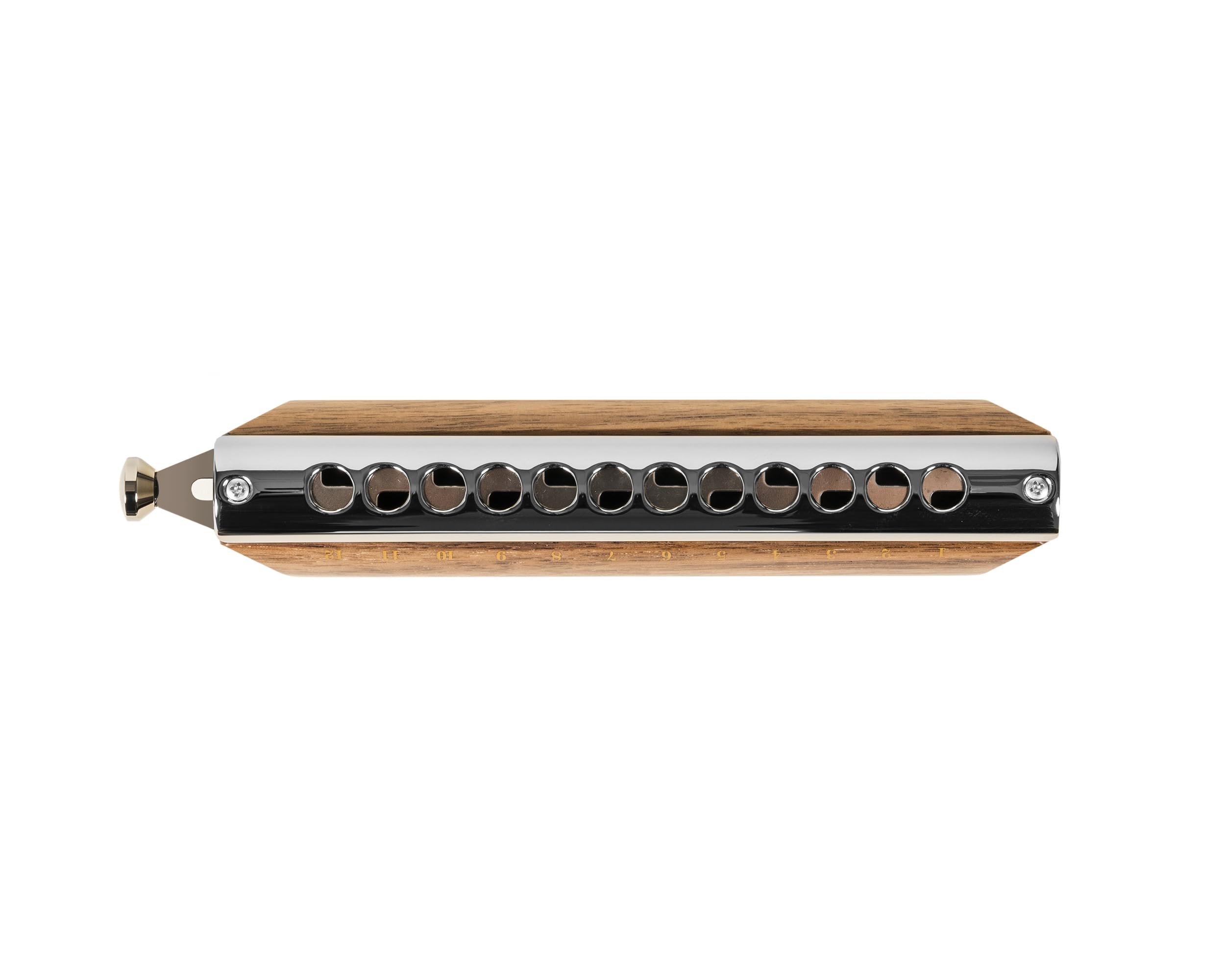 

SUZUKI Chromatic Harmonica Gregor Series Wooden Cover Model G-48W