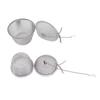 2pcs Mesh Tea   Stainless Steel Tea Strainer with   Hook Chain for Spice Soup Tea Herbs