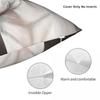 Bull Terrier Square Pillowcase Polyester Linen Velvet Pattern Zip Decor Throw Pillow Case Bed Cushion Cover 18"