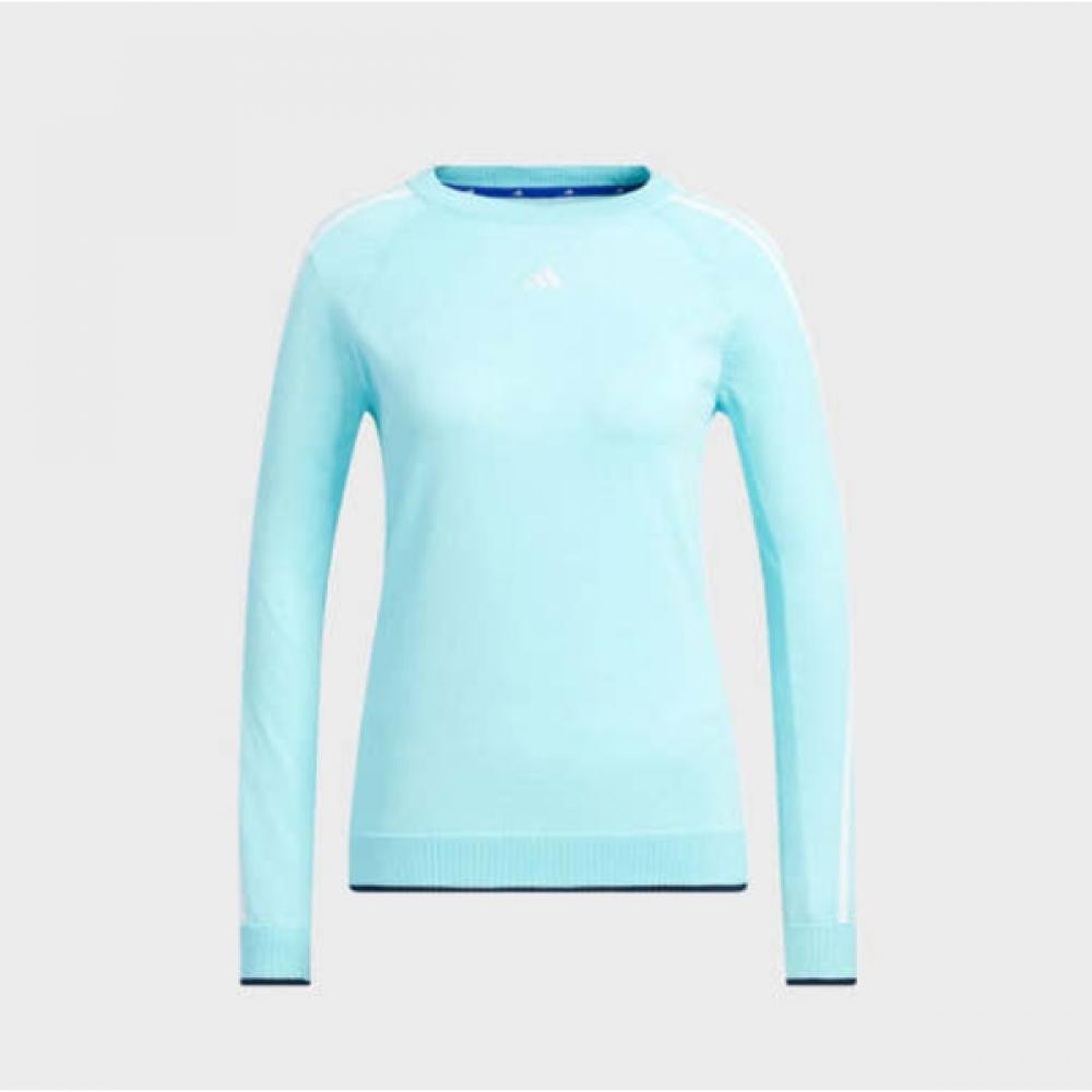

AdidaS Golf SS Women S Three Line Crewneck Sweater Hz9221 Mint HZ9221 (mint)/AXS