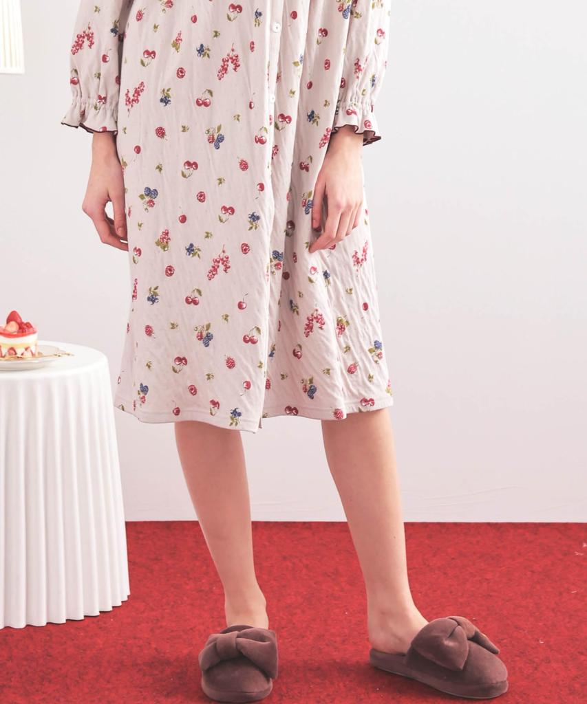 Narue Cotton Frilled Free Size Women's Nightshirt, Brown,