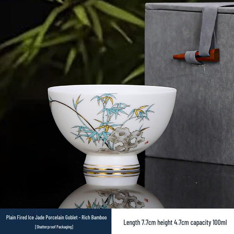Mutton Fat Jade White Porcelain Master Teacup