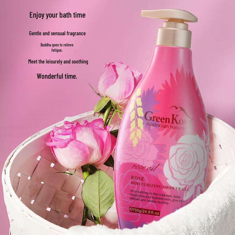 GreenKosy Rose Moisturizing Shower Gel