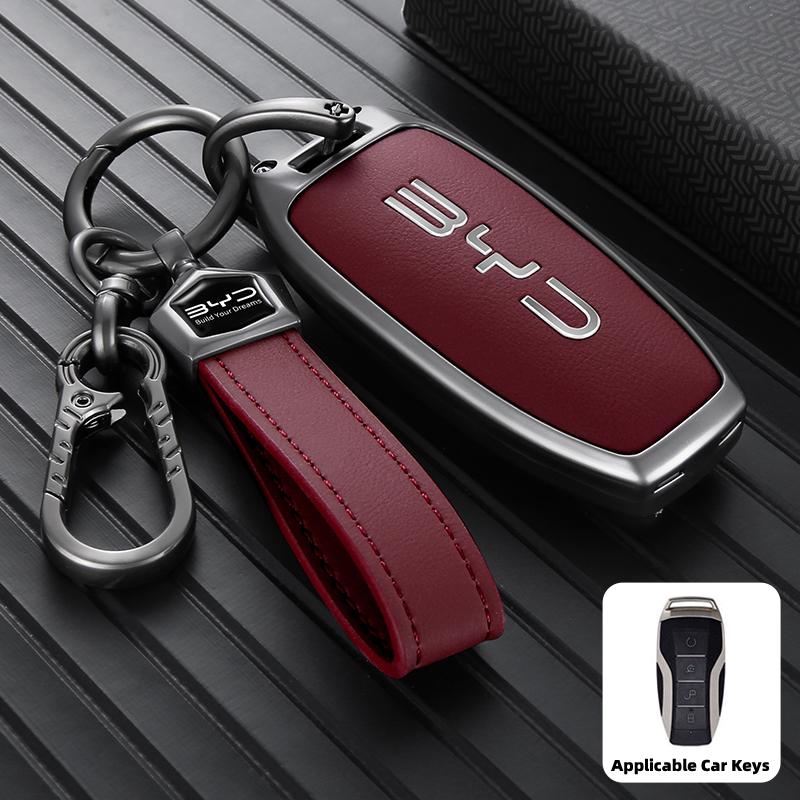Car Key Case For Byd Qin Plus Ev Car Key Case Song Pro Dmi Tang Seal Dolphin Han Ev And Yuan Plus Car Accessories Interior Shell