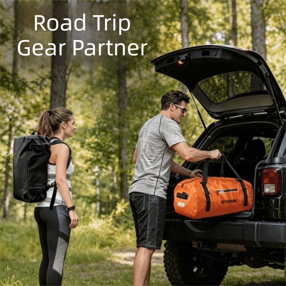Waterproof Motorbike Back Seat Bag Durable Waterproof Backpack Waterproof Storage Pouch  Camping