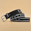 Wide Belt Y2K Leather Belt Vintage Punk Waistband Cool Rivet Waist Belt  Daily