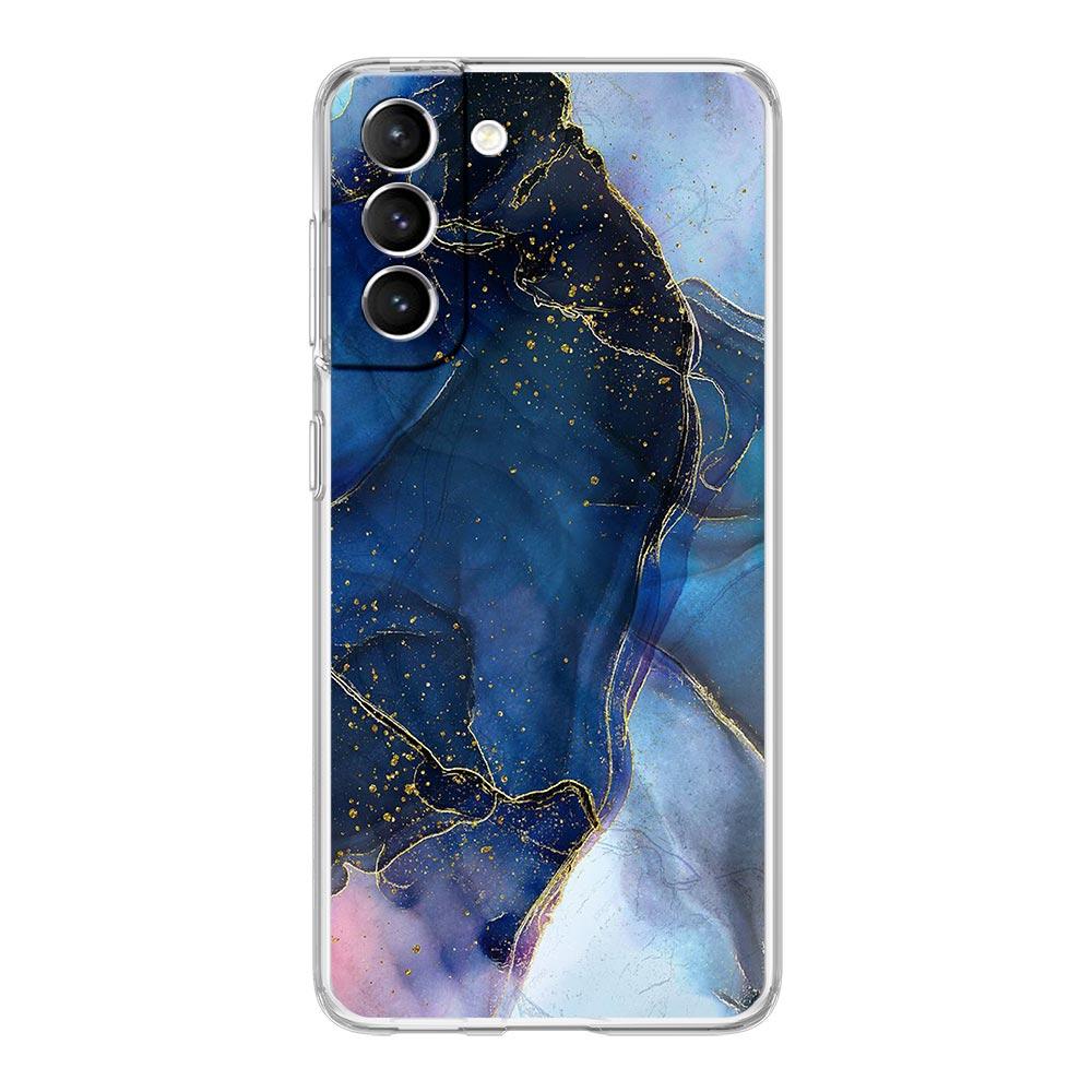 Marble Clear Silicone Phone Case For Samsung Galaxy S23 S22 5G S20 Ultra S21 FE 5G S10E S9 S8 S10 Plus Soft Shockproof Cover