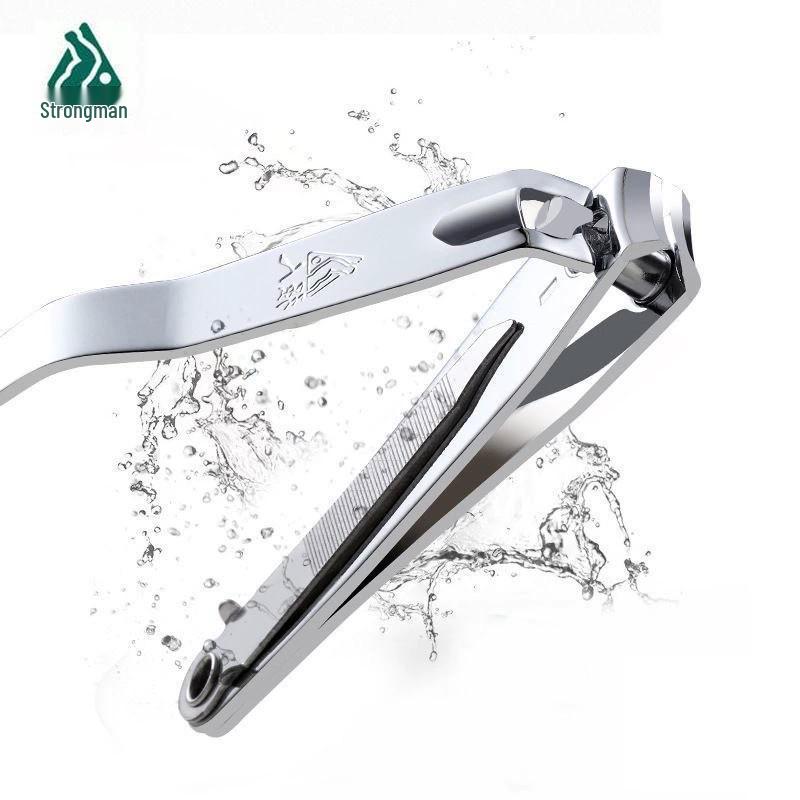 Strong Man Large Nail Clippers with Ear Spoon - Authentic Manicure and Nail Repair Tool